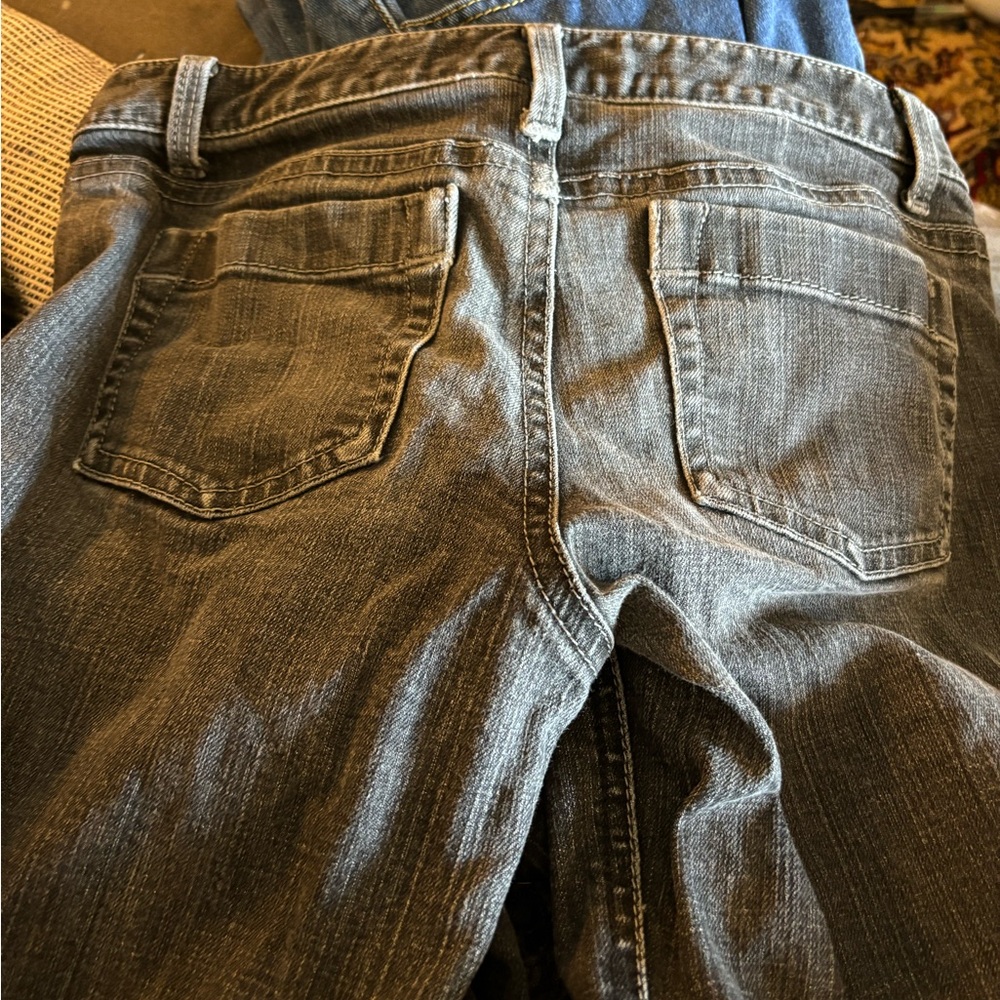 Old Navy High Rise Slouchy Distressed Jeans